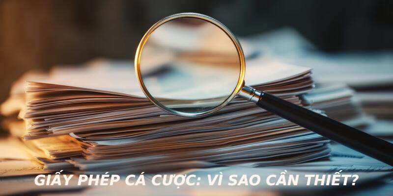 Giấy phép cá cược: Vì sao cần thiết? 